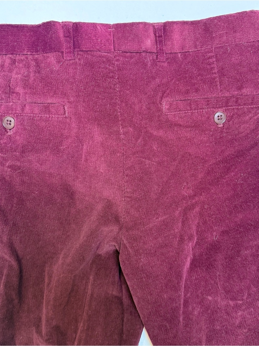 Joe's Jeans Burgundy Velvet Pants View 4